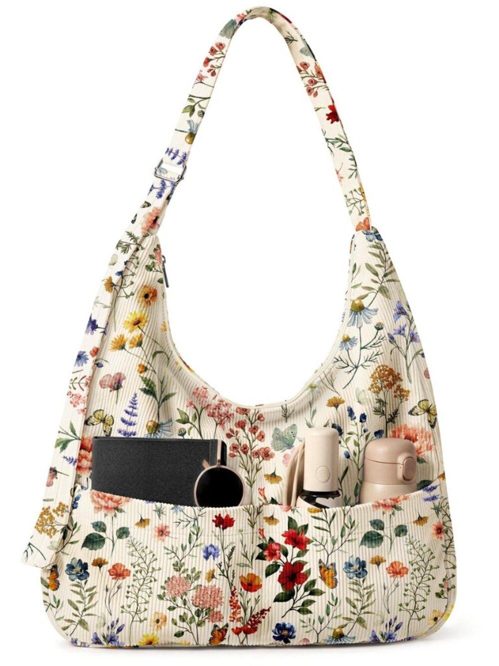 Large Corduroy Hobo Bags for Women, Travel Work